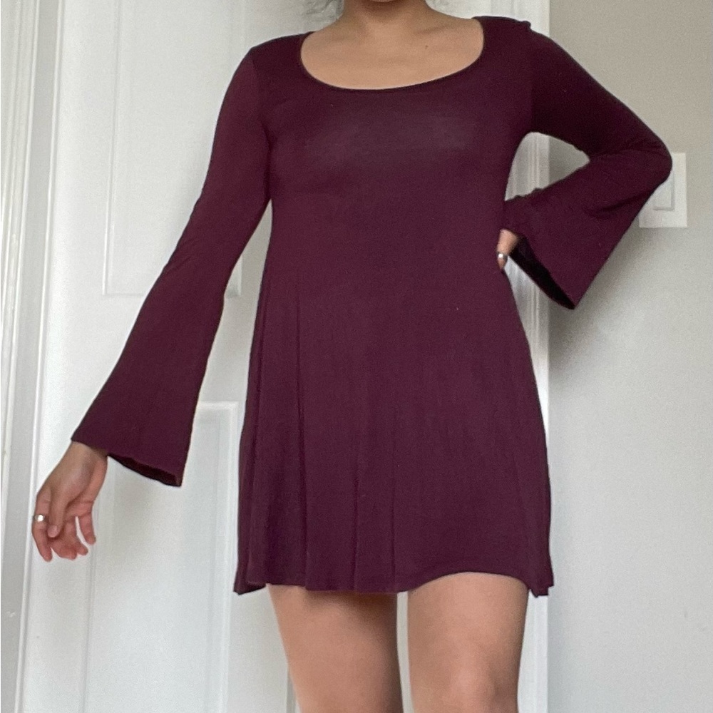 Burgundy size small dress
